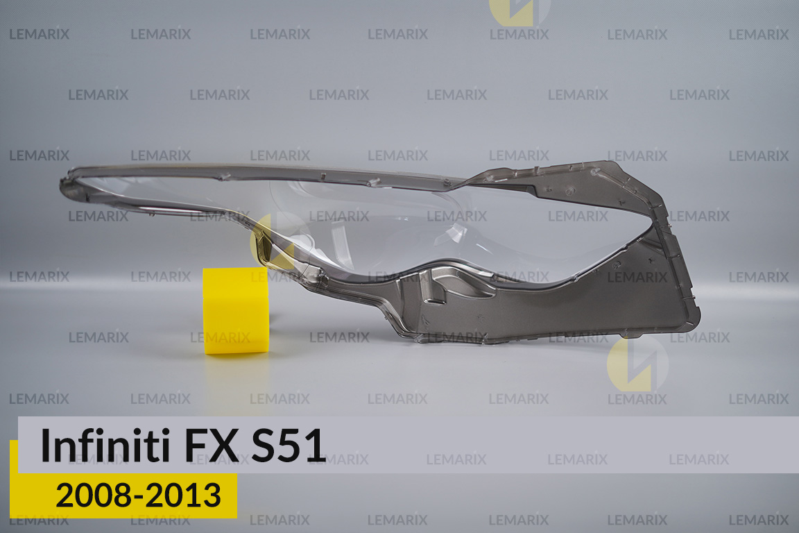 Стекло фары Infiniti FX S51 (2008-2013) левое