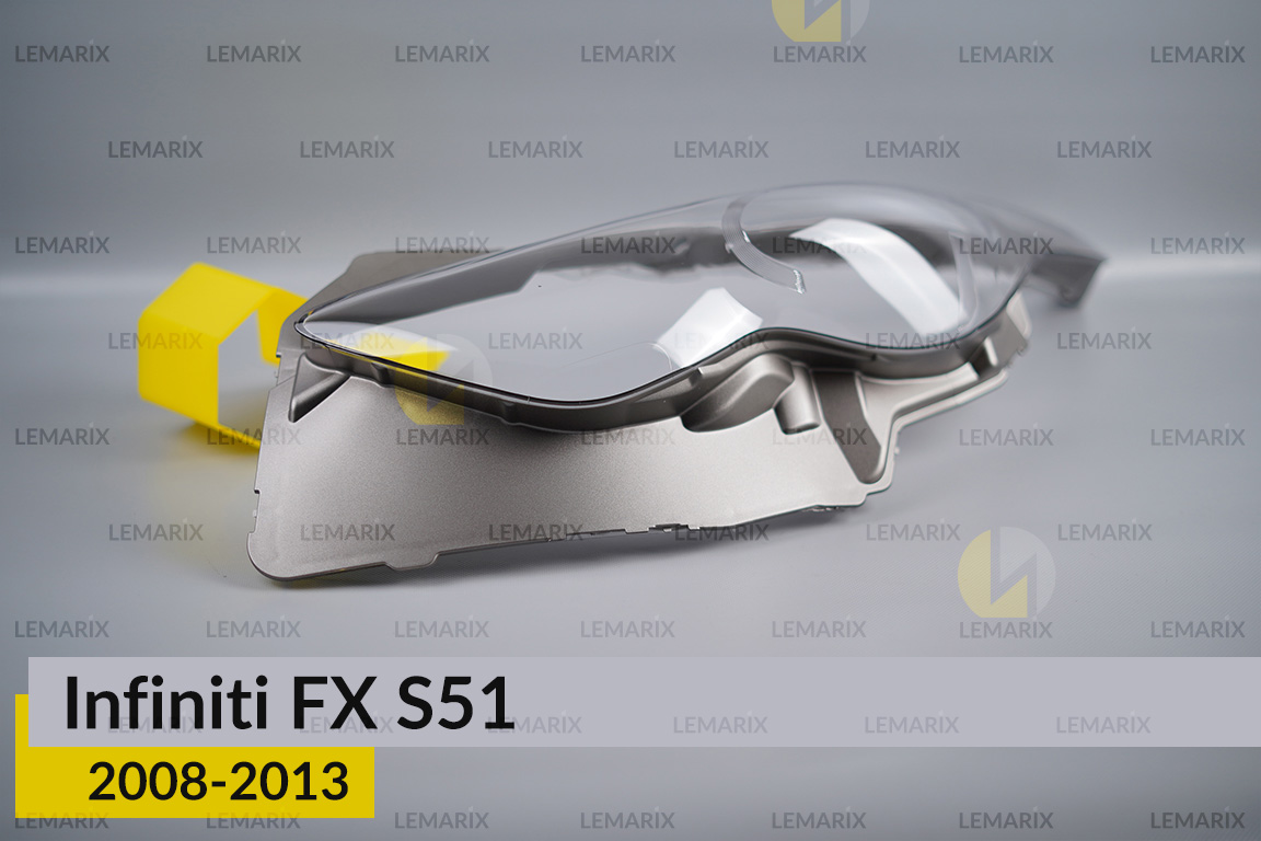 Стекло фары Infiniti FX S51 (2008-2013) левое