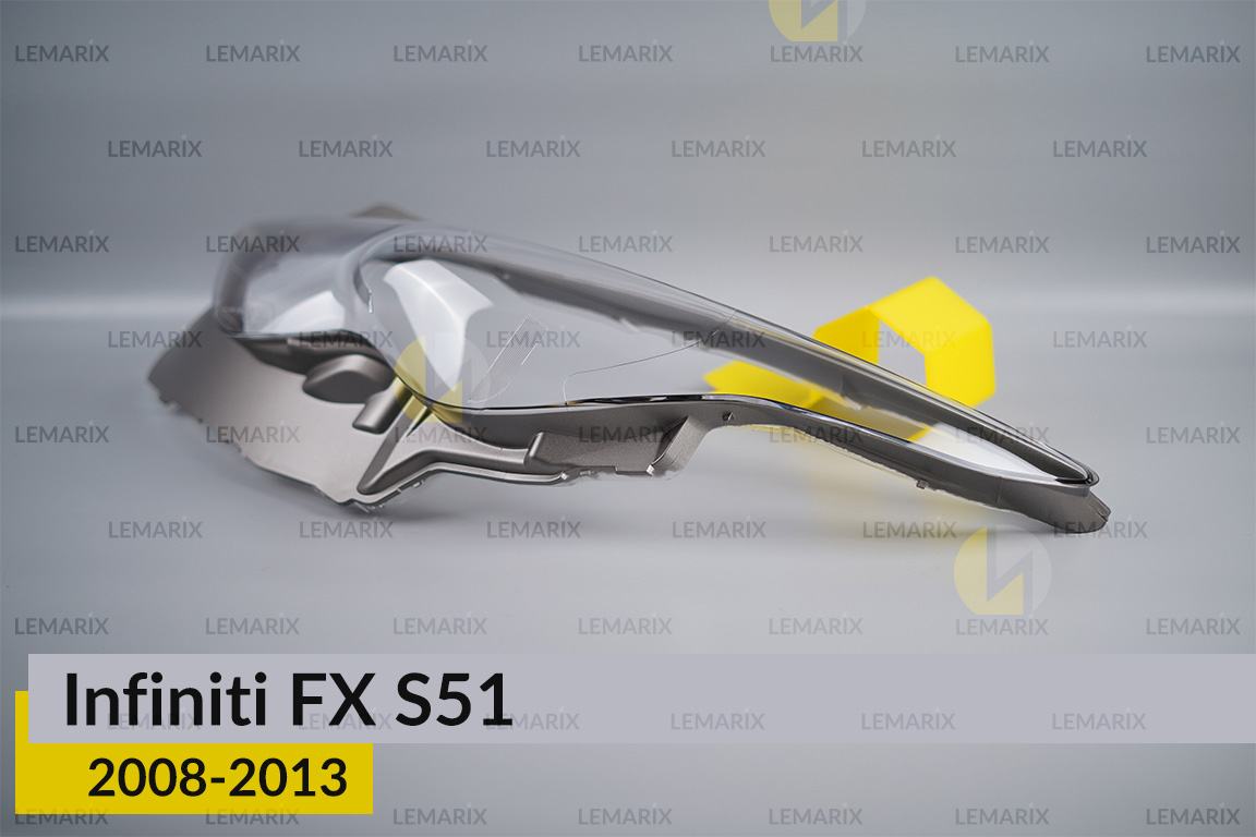 Стекло фары Infiniti FX S51 (2008-2013) левое