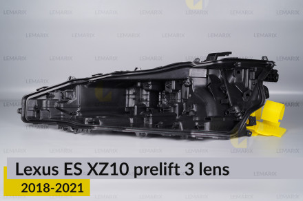 Корпус фари Lexus ES XZ10 3 лінзи (2018-2021) дорест лівий