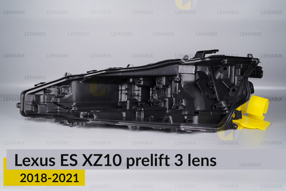 Корпус фары Lexus ES XZ10 3 линзы (2018-2021) дорест левый