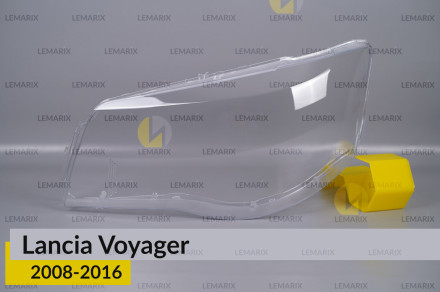 Стекло фары Lancia Voyager (2008-2016) левое