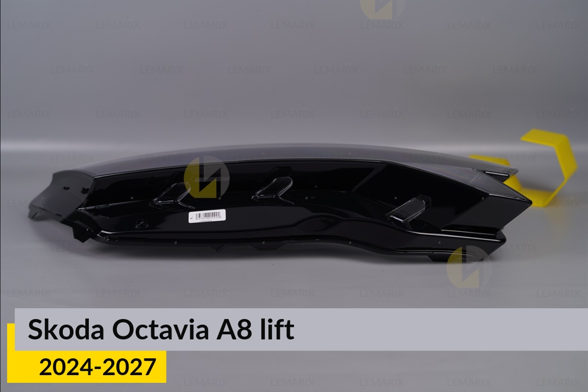 Стекло фары Skoda Octavia A8 (2024-2027) рест правое