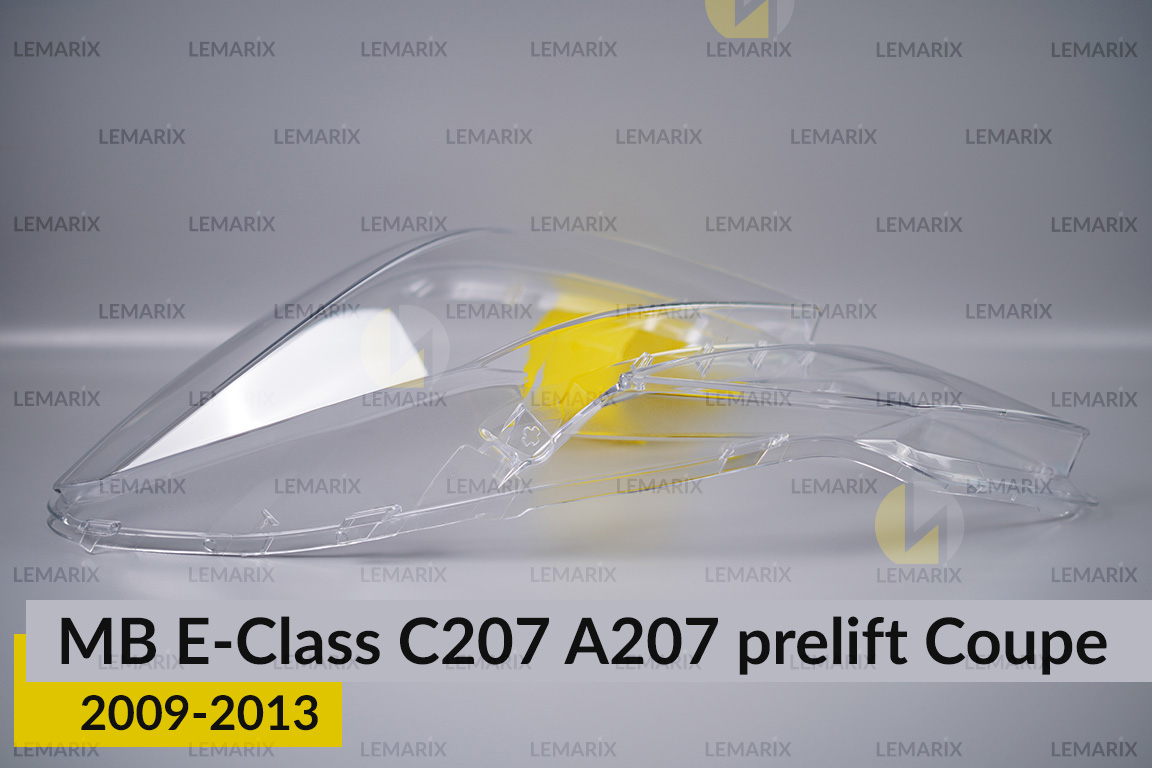 Скло фари Mercedes-Benz E-Class C207 A207 Coupe (2009-2013) дорест ліве