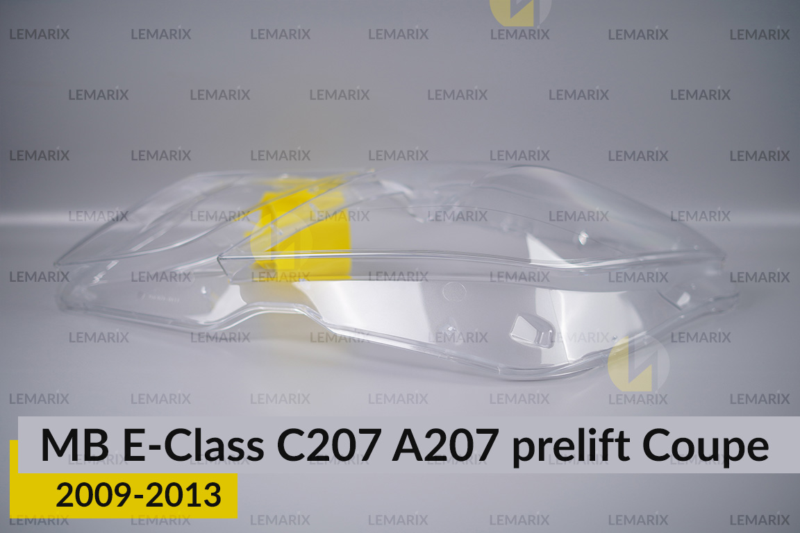 Скло фари Mercedes-Benz E-Class C207 A207 Coupe (2009-2013) дорест ліве