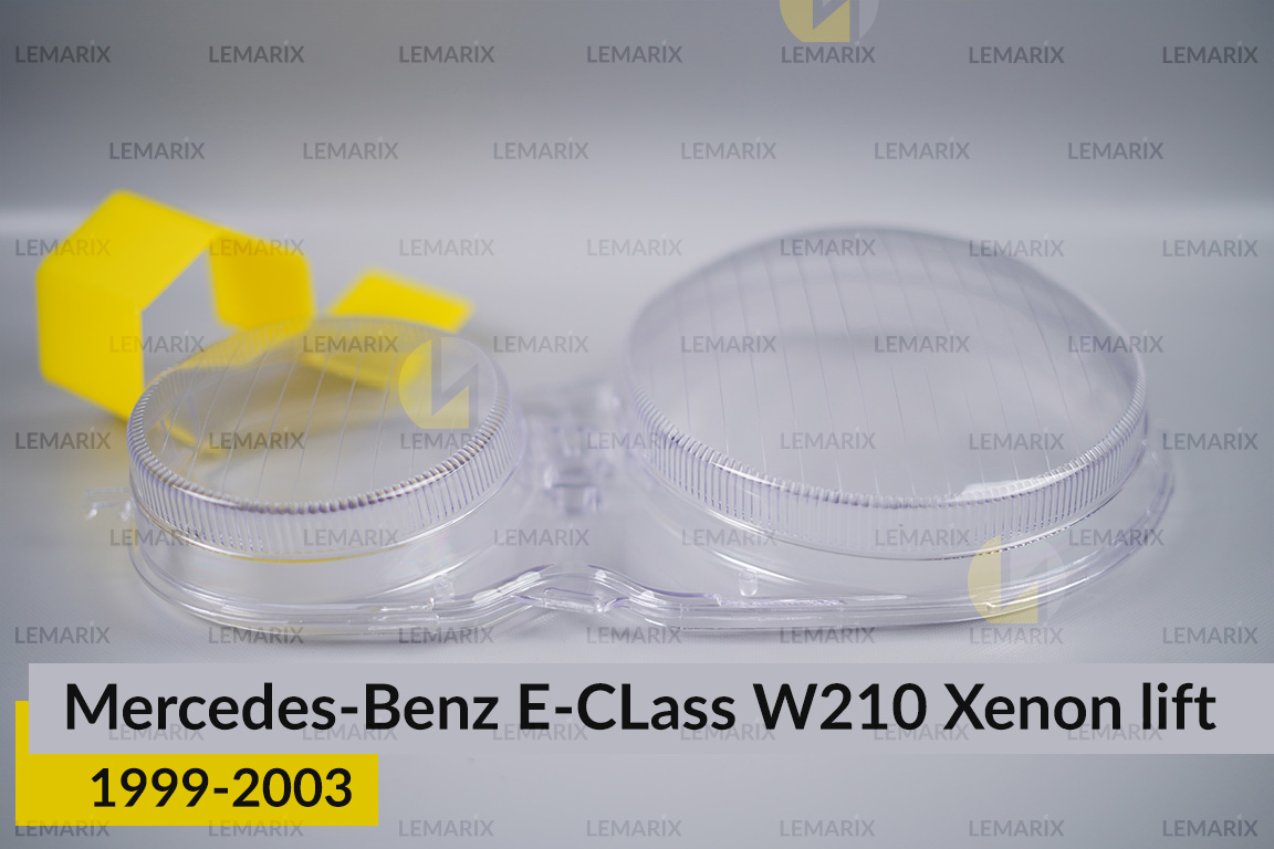 Стекло фары Mercedes-Benz E-Class W210 Xenon (1999-2003) рест левое
