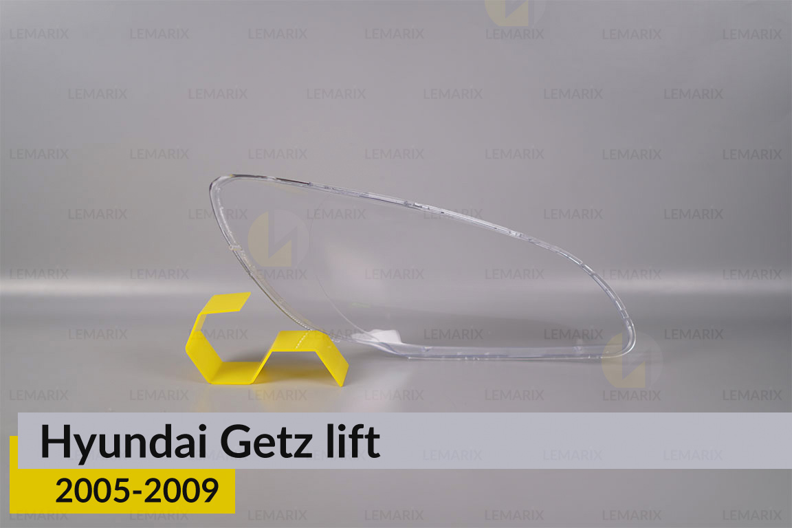 Скло фари Hyundai Getz (2005-2009) рест ліве