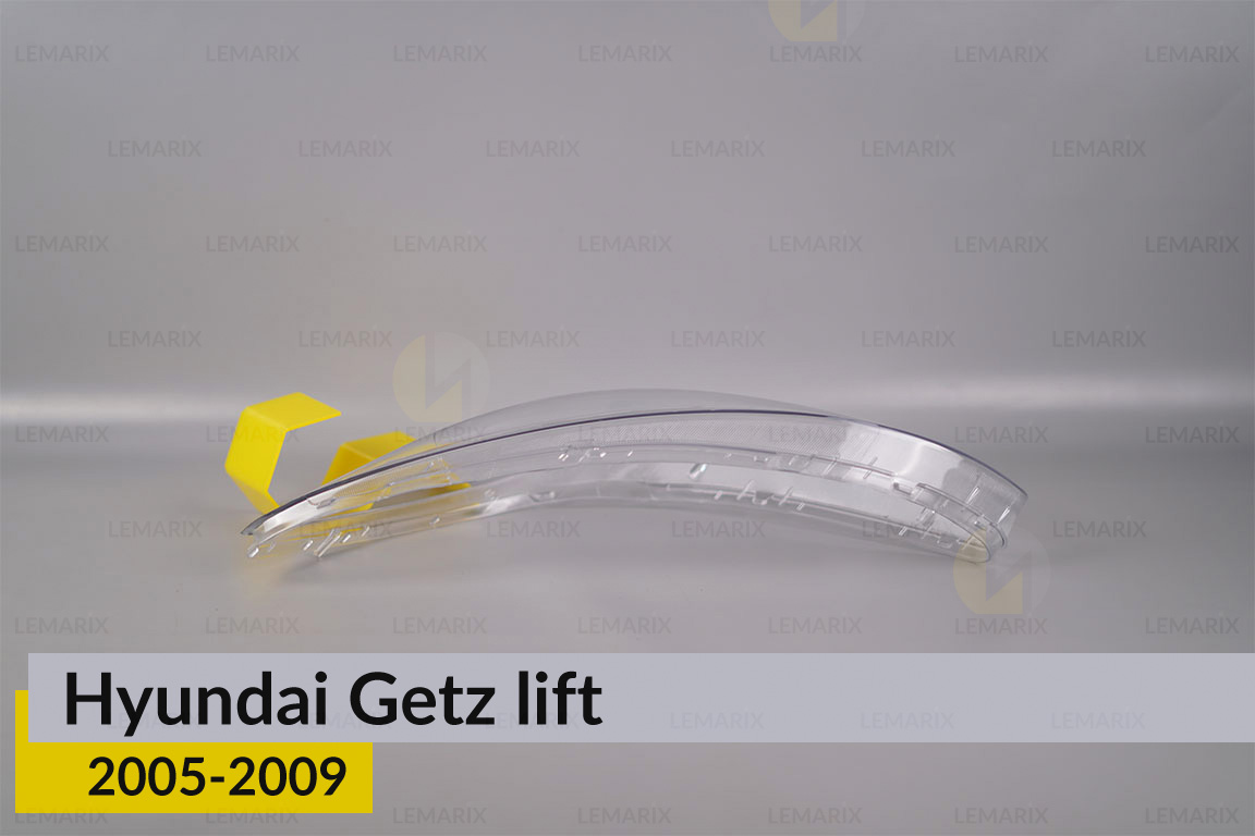 Скло фари Hyundai Getz (2005-2009) рест ліве
