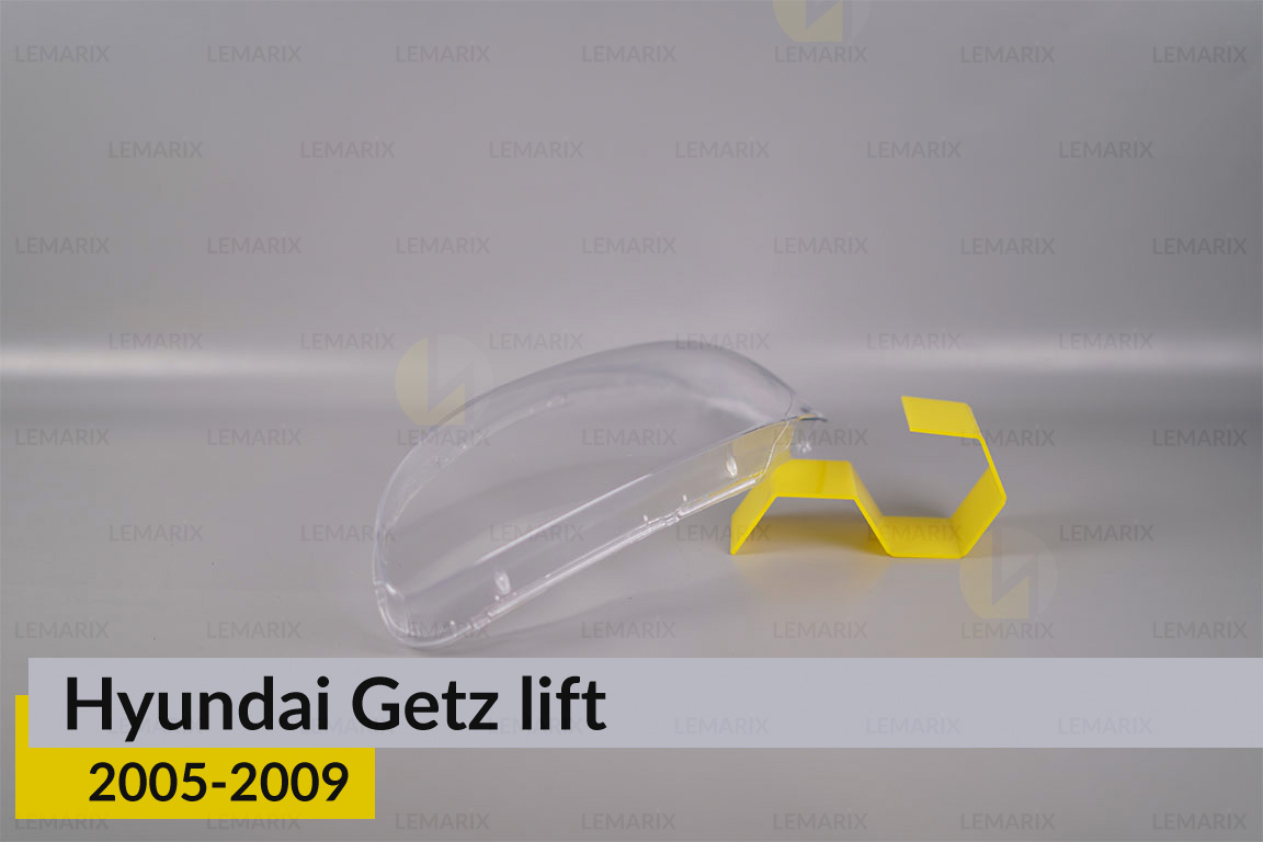 Скло фари Hyundai Getz (2005-2009) рест ліве