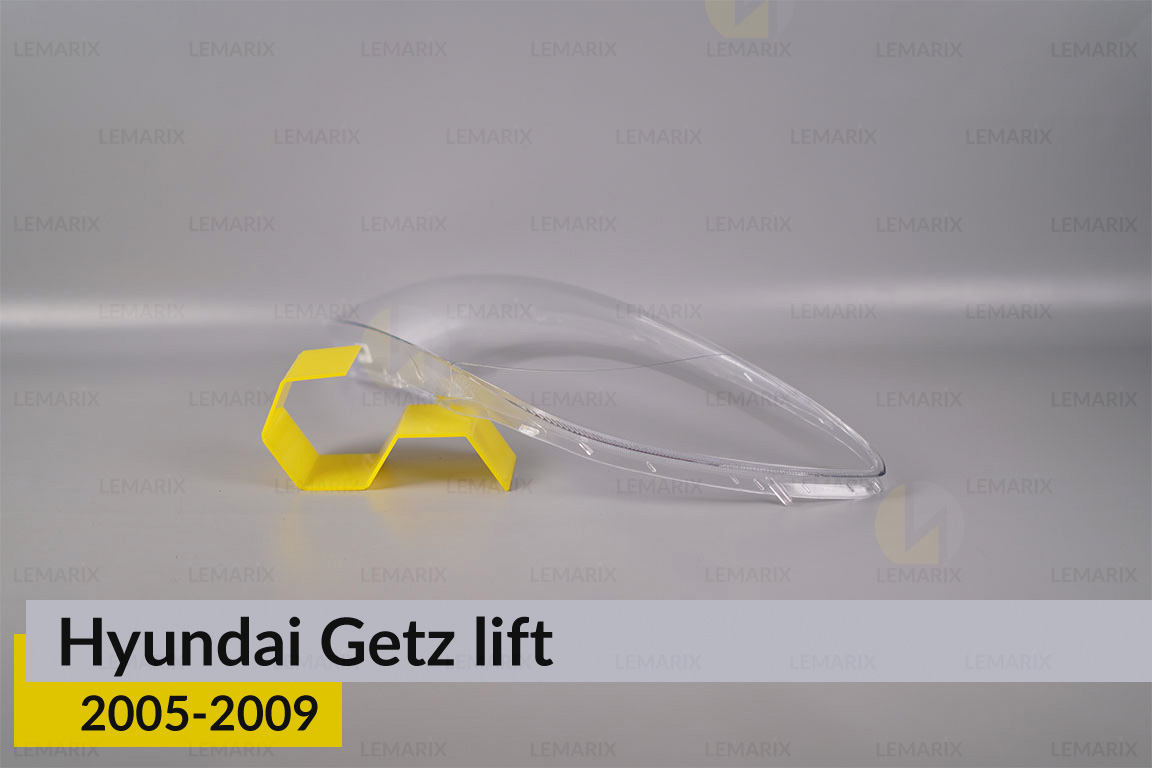 Скло фари Hyundai Getz (2005-2009) рест ліве