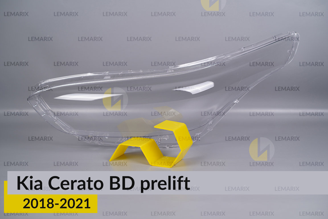 Стекло фары Kia Cerato BD (2018-2021) дорест левое