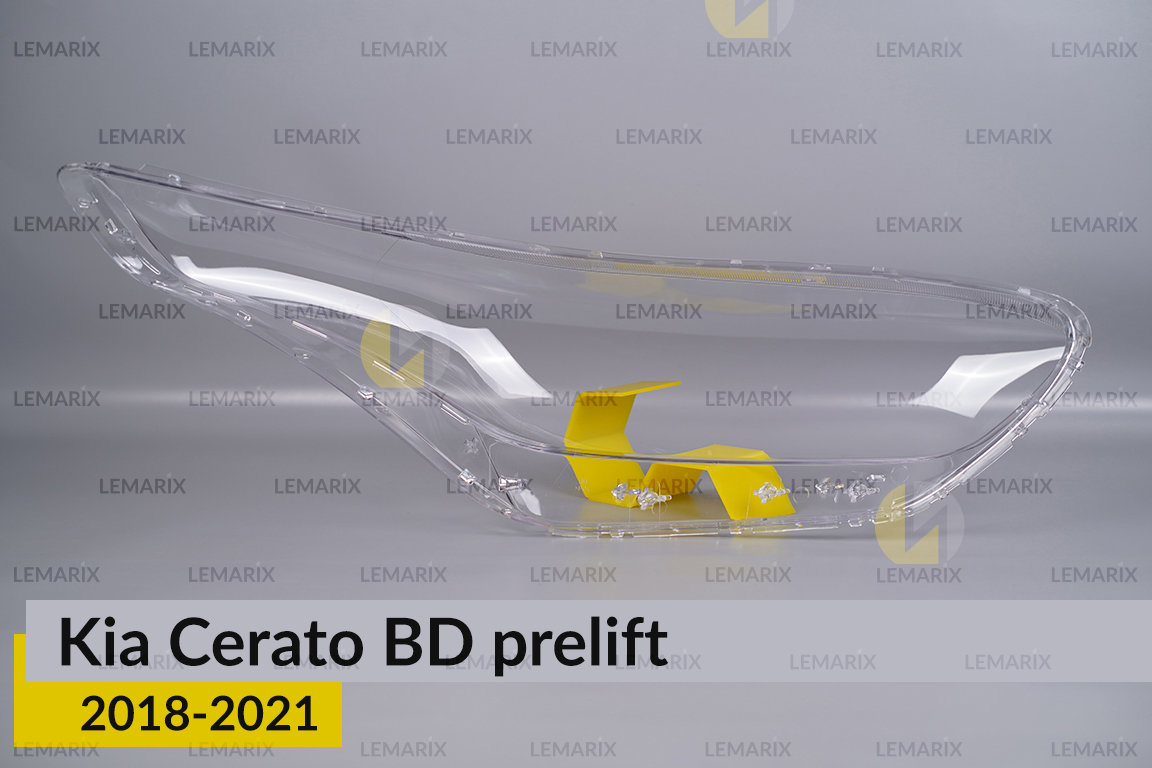 Стекло фары Kia Cerato BD (2018-2021) дорест левое