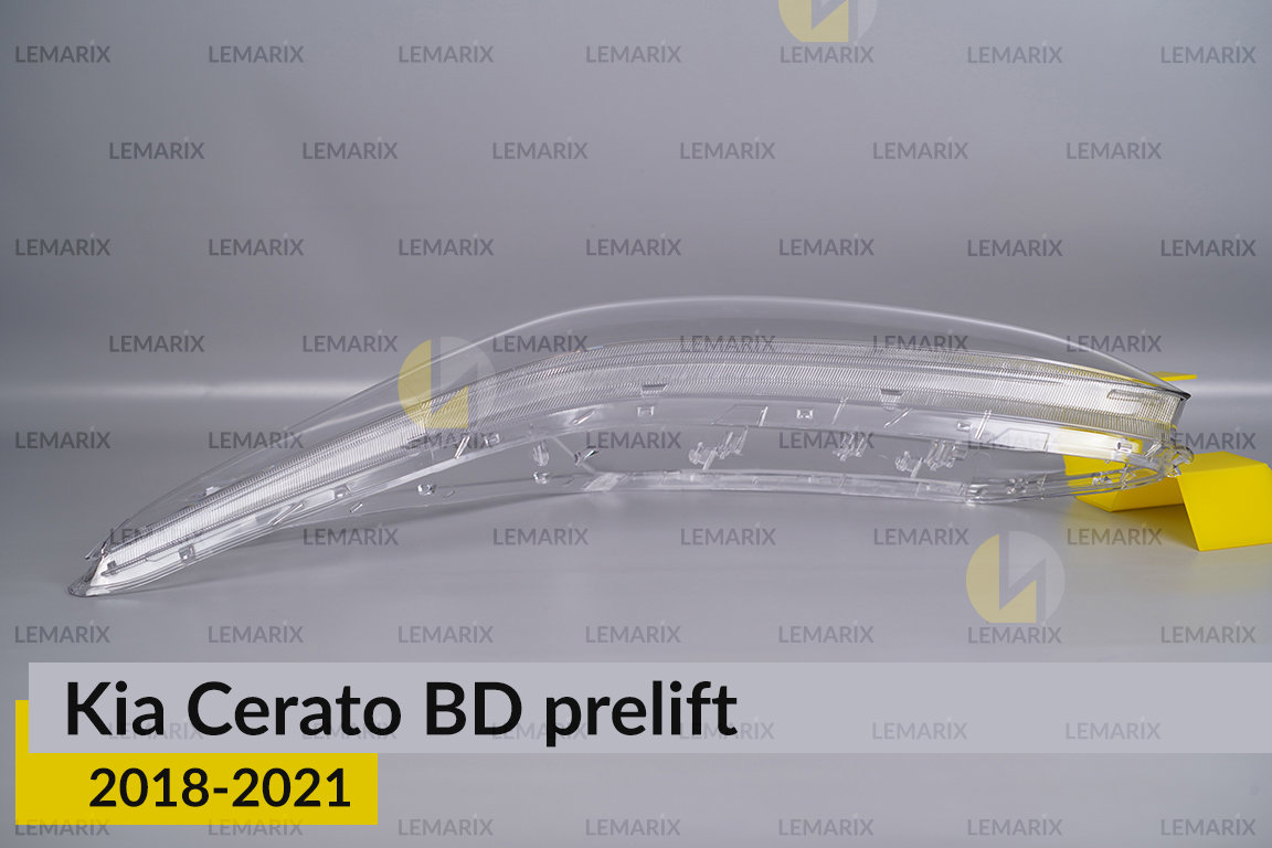 Стекло фары Kia Cerato BD (2018-2021) дорест левое