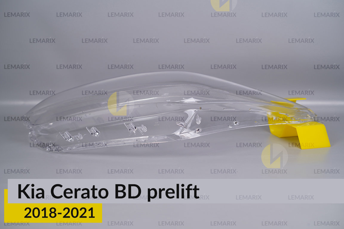 Стекло фары Kia Cerato BD (2018-2021) дорест левое