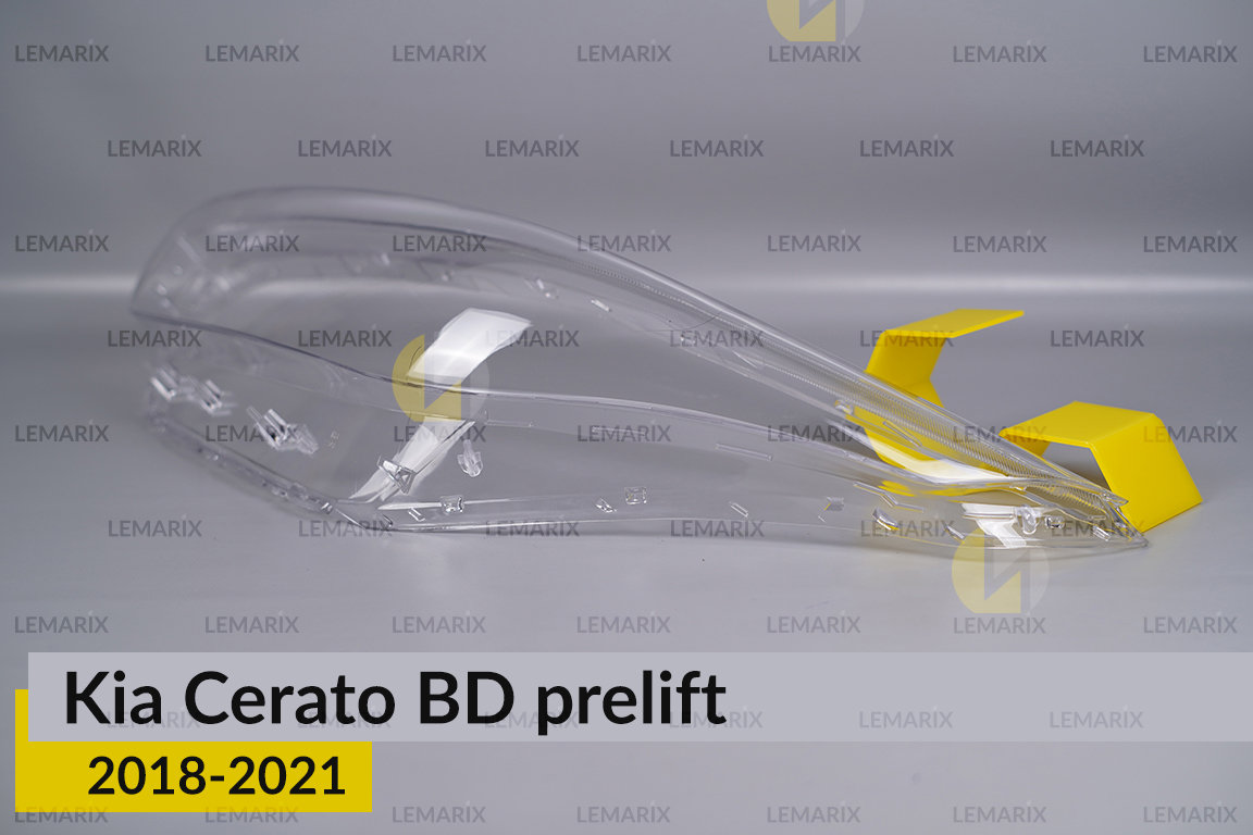 Стекло фары Kia Cerato BD (2018-2021) дорест левое