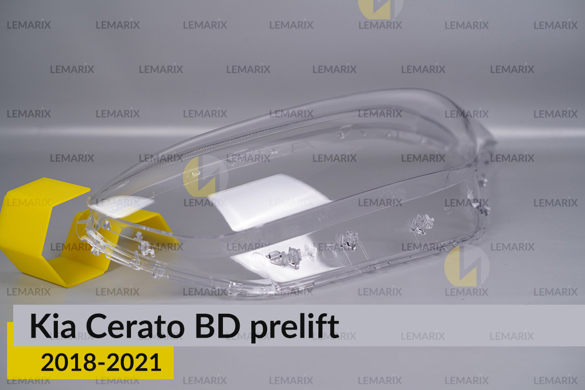 Стекло фары Kia Cerato BD (2018-2021) дорест левое