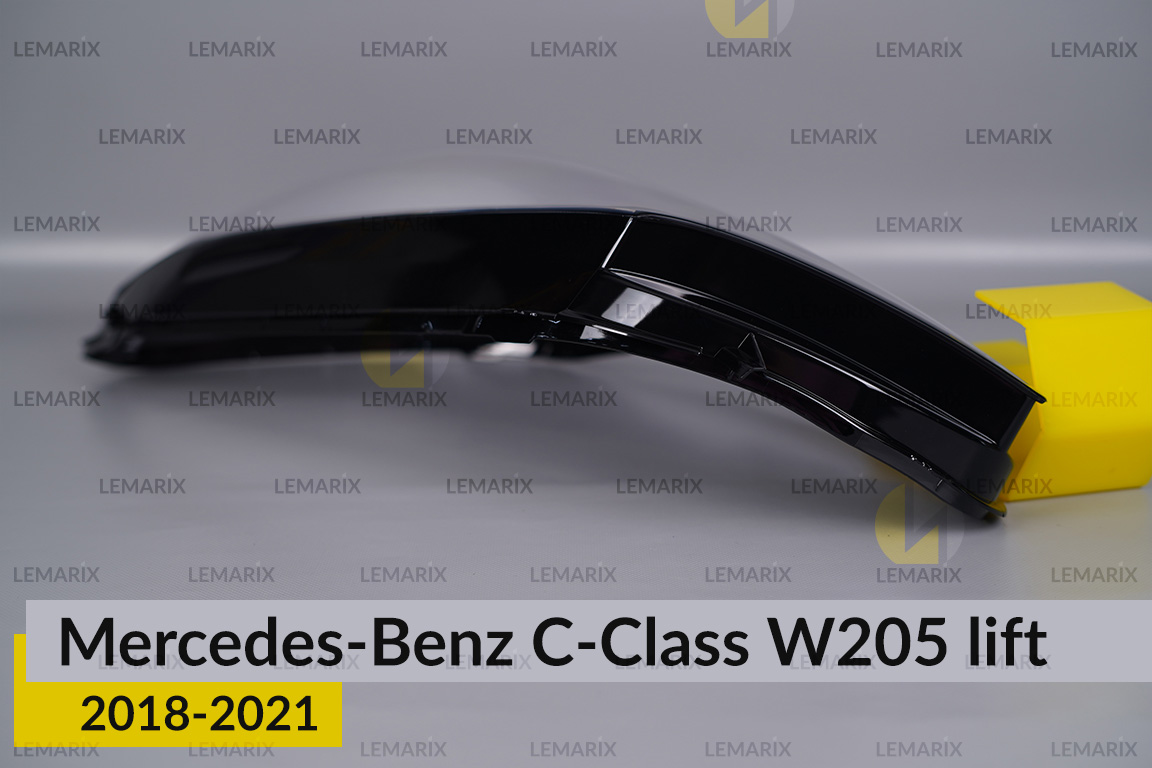Скло фари Mercedes-Benz C-Class W205 (2018-2021) рест ліве