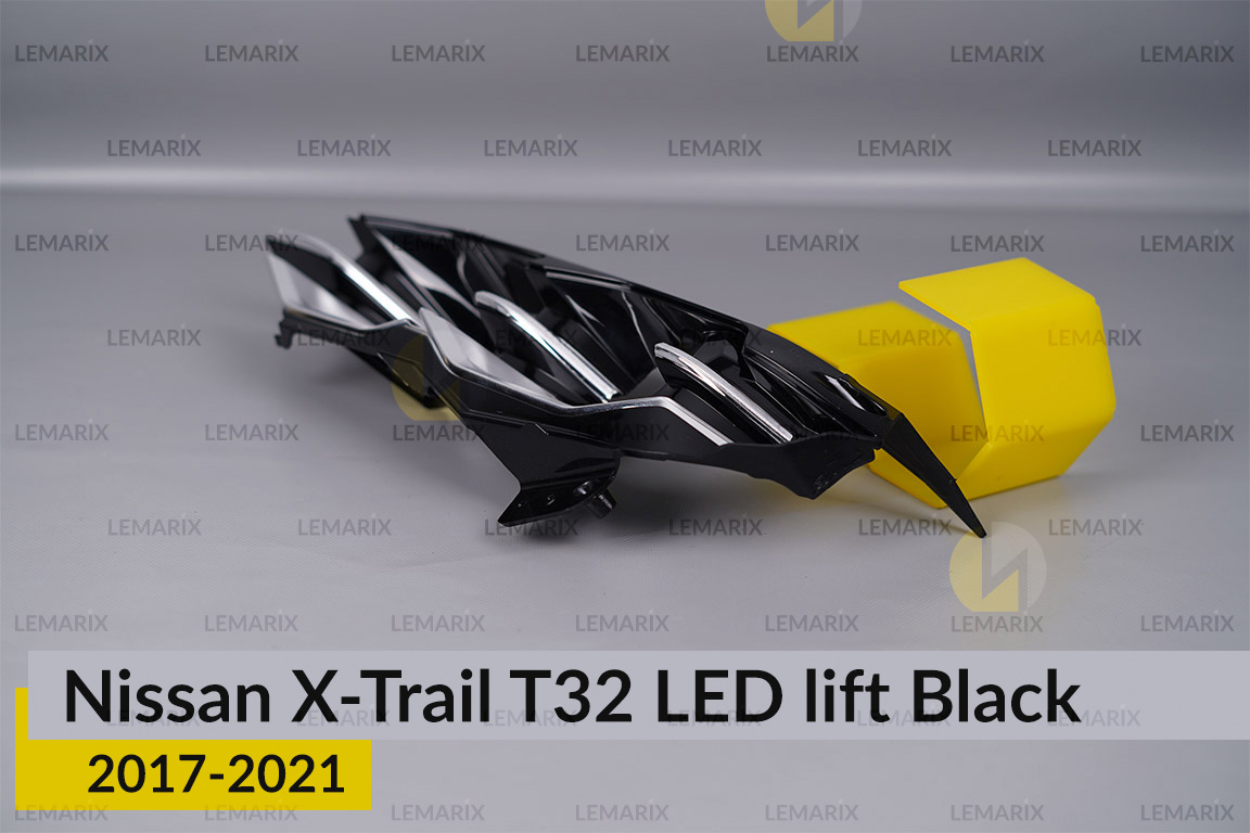 Декоративна маска внутрішня Nissan X-Trail T32 LED Black (2017-2021) рест ліва