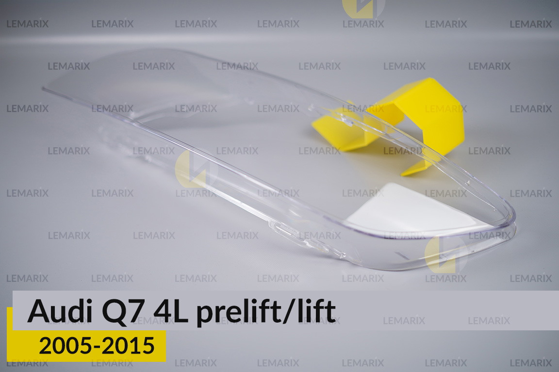 Скло фари Audi Q7 4L (2005-2015) дорест/рест ліве