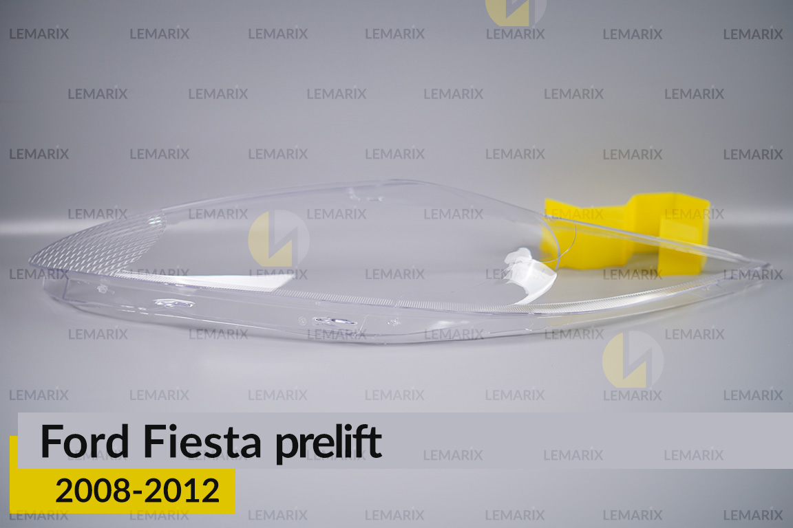 Стекло фары Ford Fiesta (2008-2012) дорест левое