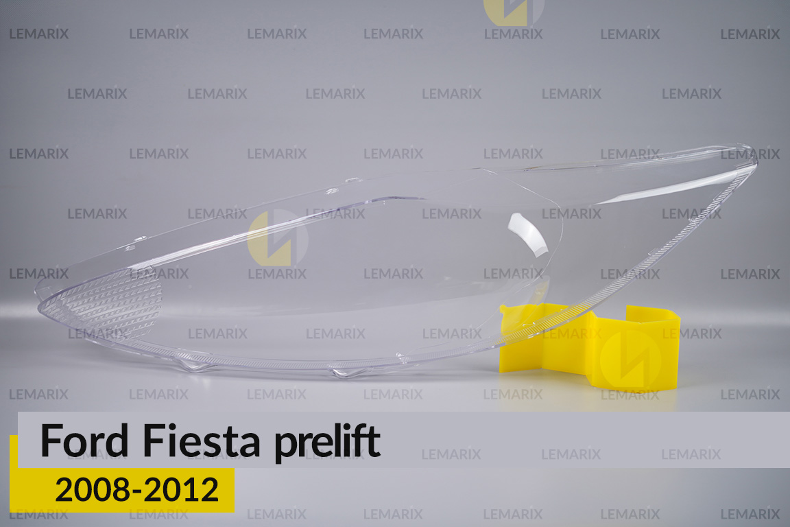 Скло фари Ford Fiesta (2008-2012) дорест ліве