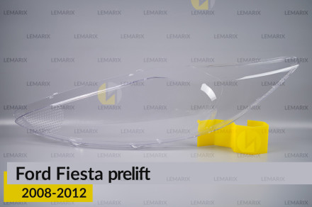 Скло фари Ford Fiesta (2008-2012) дорест ліве