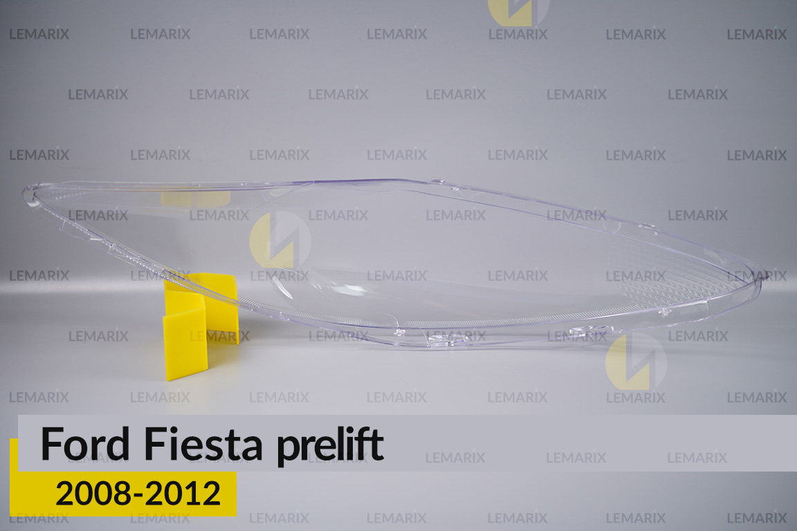 Скло фари Ford Fiesta (2008-2012) дорест ліве