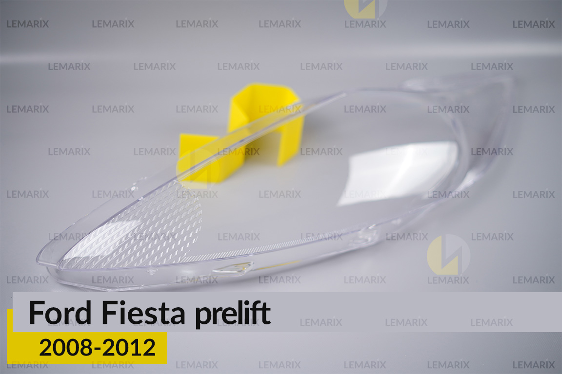 Скло фари Ford Fiesta (2008-2012) дорест ліве