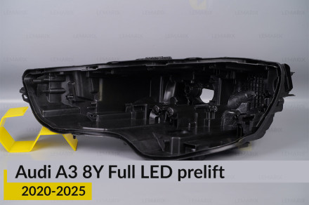 Корпус фари Audi A3 8Y Full LED (2020-2026) дорест лівий