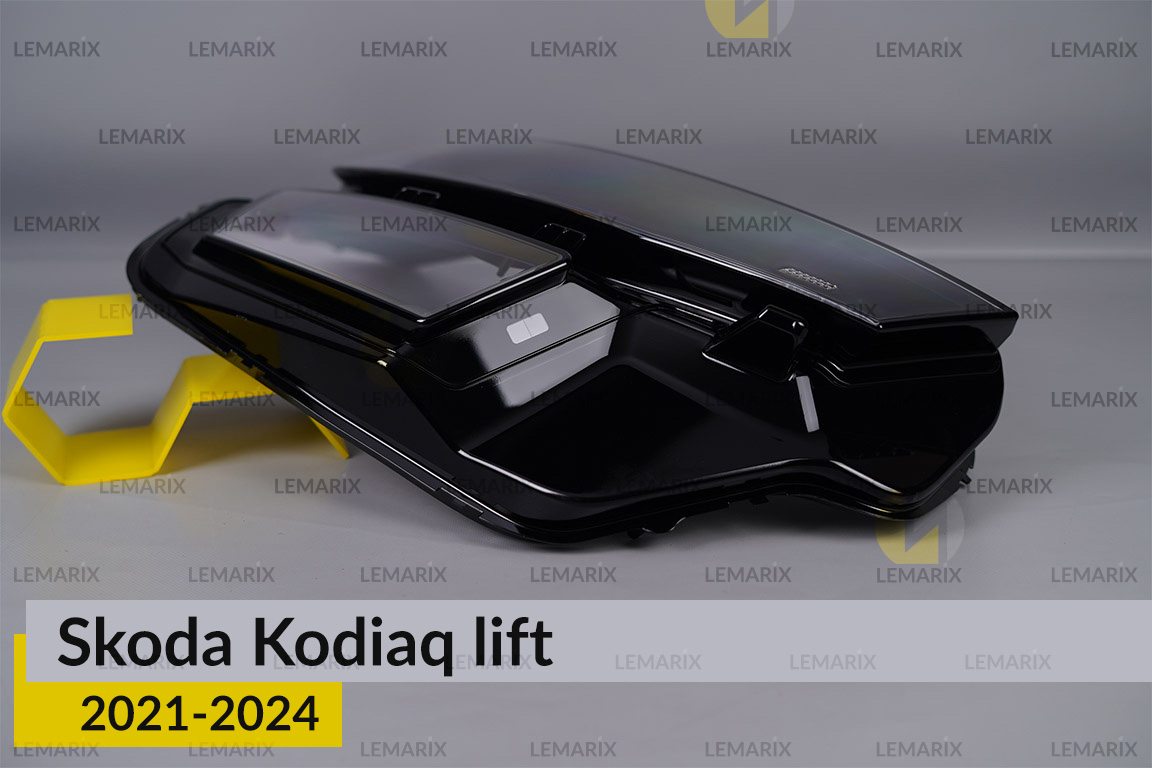 Стекло фары Skoda Kodiaq (2021-2024) рест правое