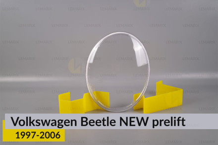Скло фари VW Volkswagen Beetle NEW (1997-2006) дорест ліве