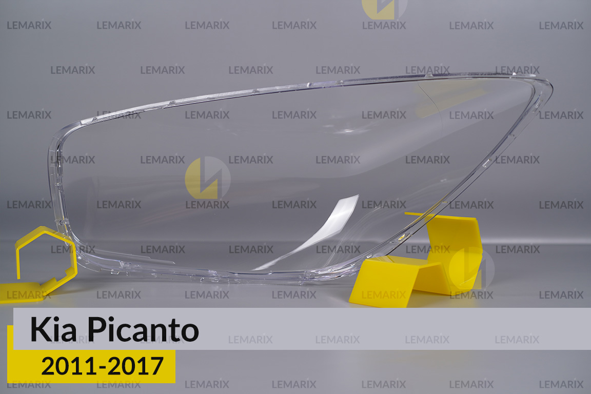 Скло фари KIA Picanto (2011-2017) праве