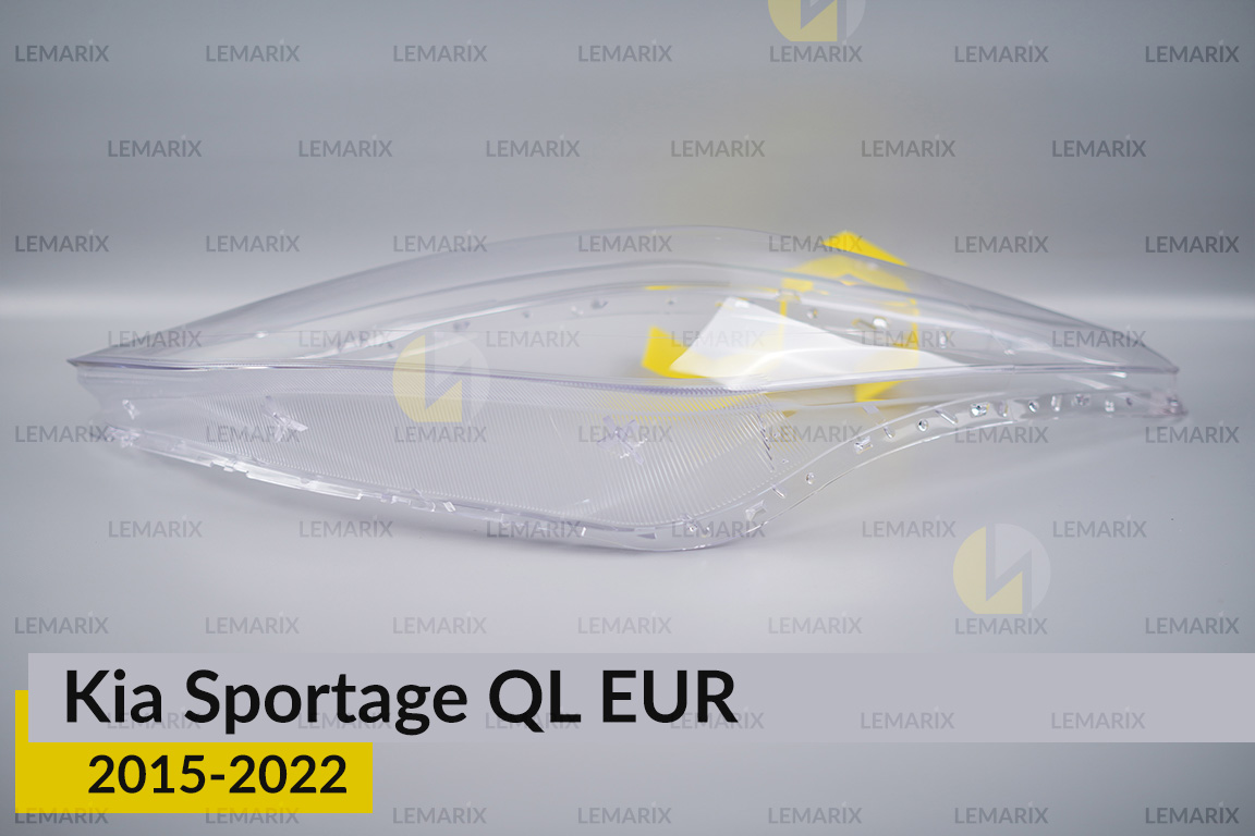 Скло фари KIA Sportage QL EUR (2015-2022) ліве