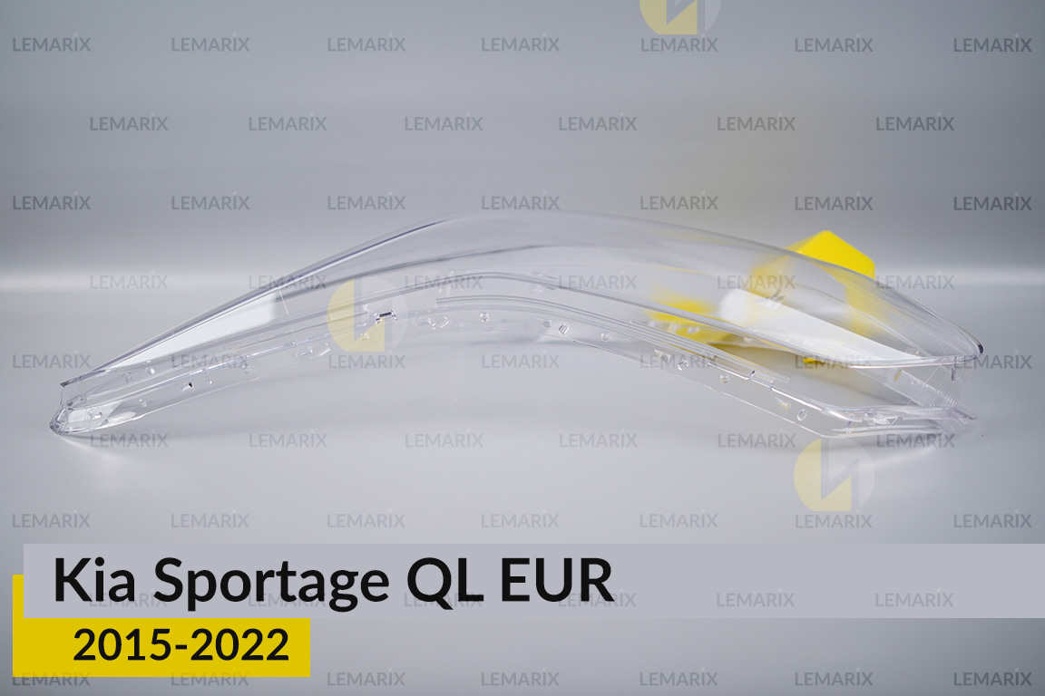 Скло фари KIA Sportage QL EUR (2015-2022) ліве