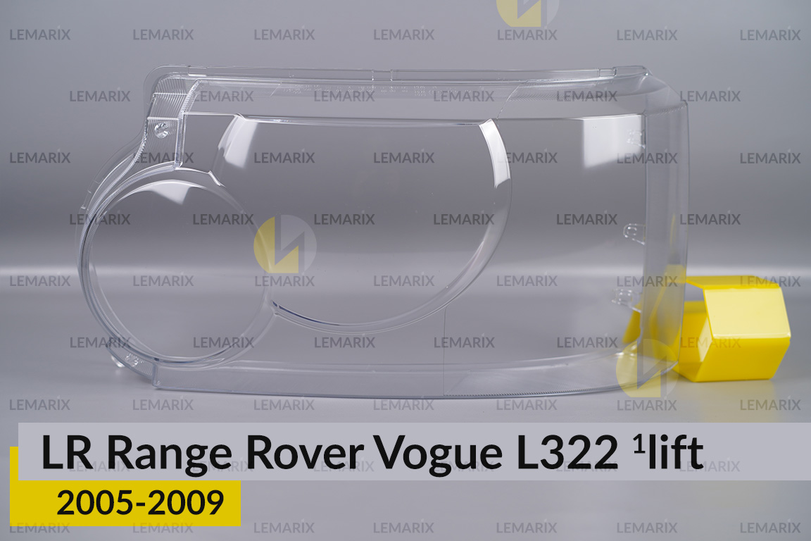 Стекло фары Land Rover Range Rover Vogue L322 (2005-2009) 1 рест левое
