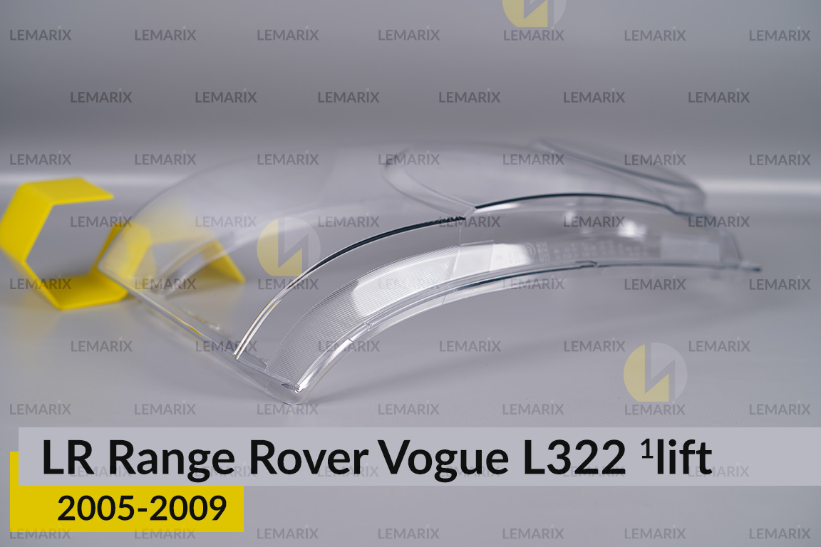 Стекло фары Land Rover Range Rover Vogue L322 (2005-2009) 1 рест левое