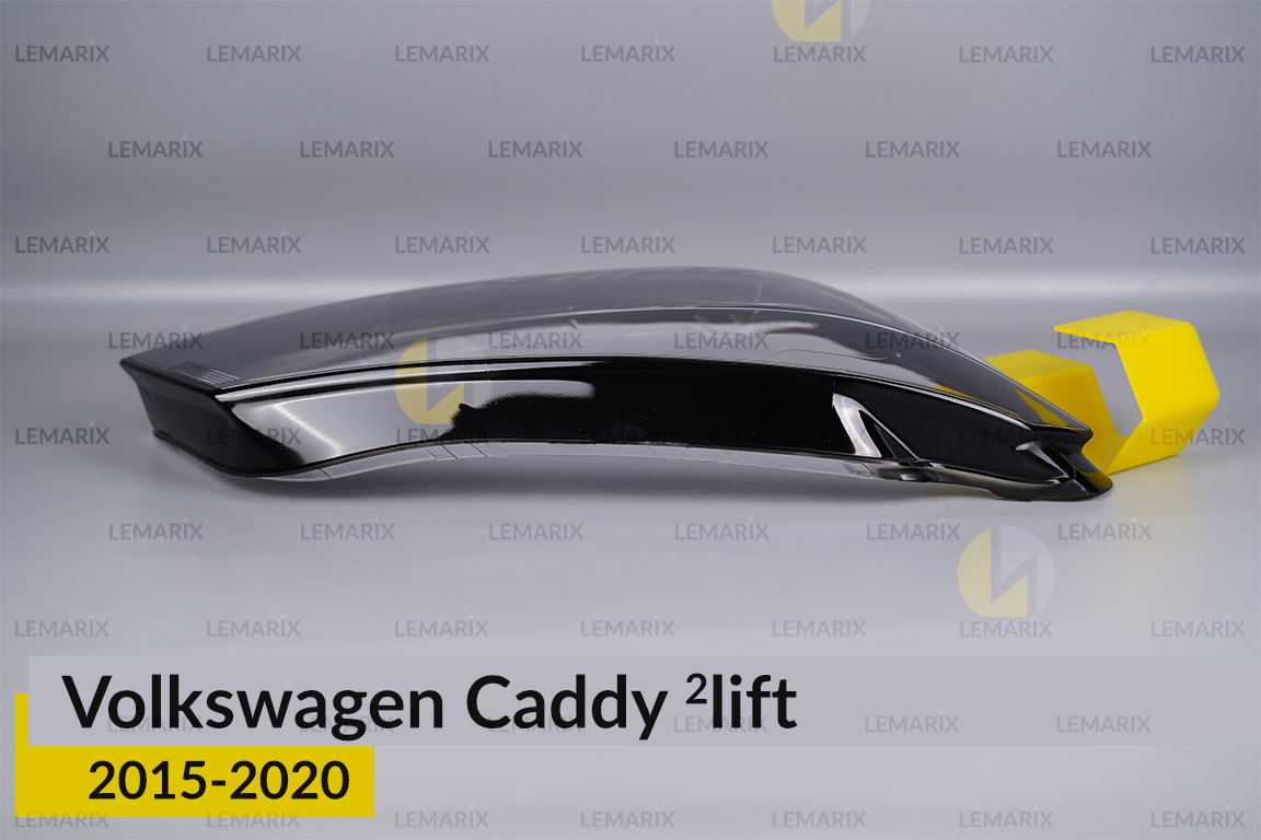 Скло фари VW Volkswagen Caddy (2015-2020) 2 рест праве