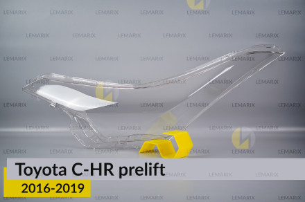 Скло фари Toyota C-HR (2016-2019) дорест ліве
