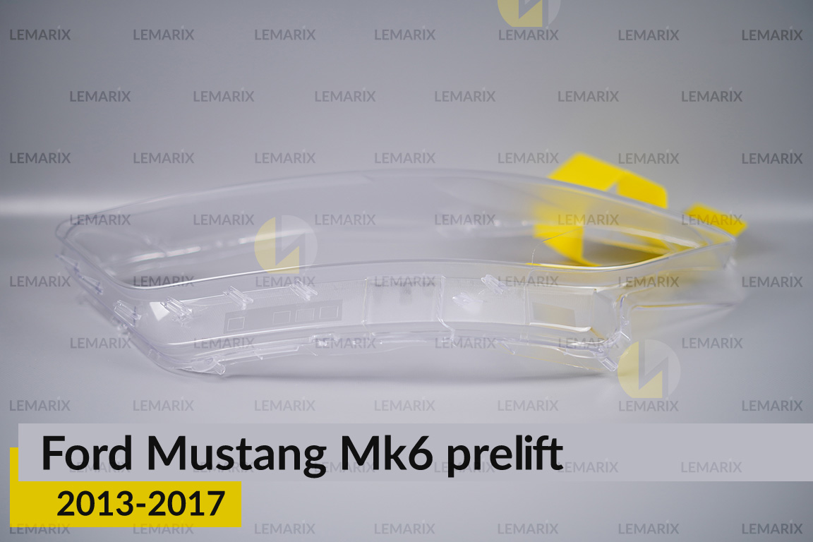 Стекло фары Ford Mustang Mk6 (2013-2017) дорест левое