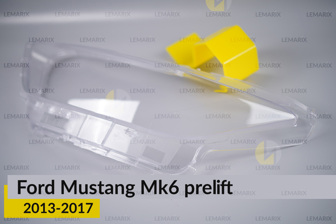 Стекло фары Ford Mustang Mk6 (2013-2017) дорест левое