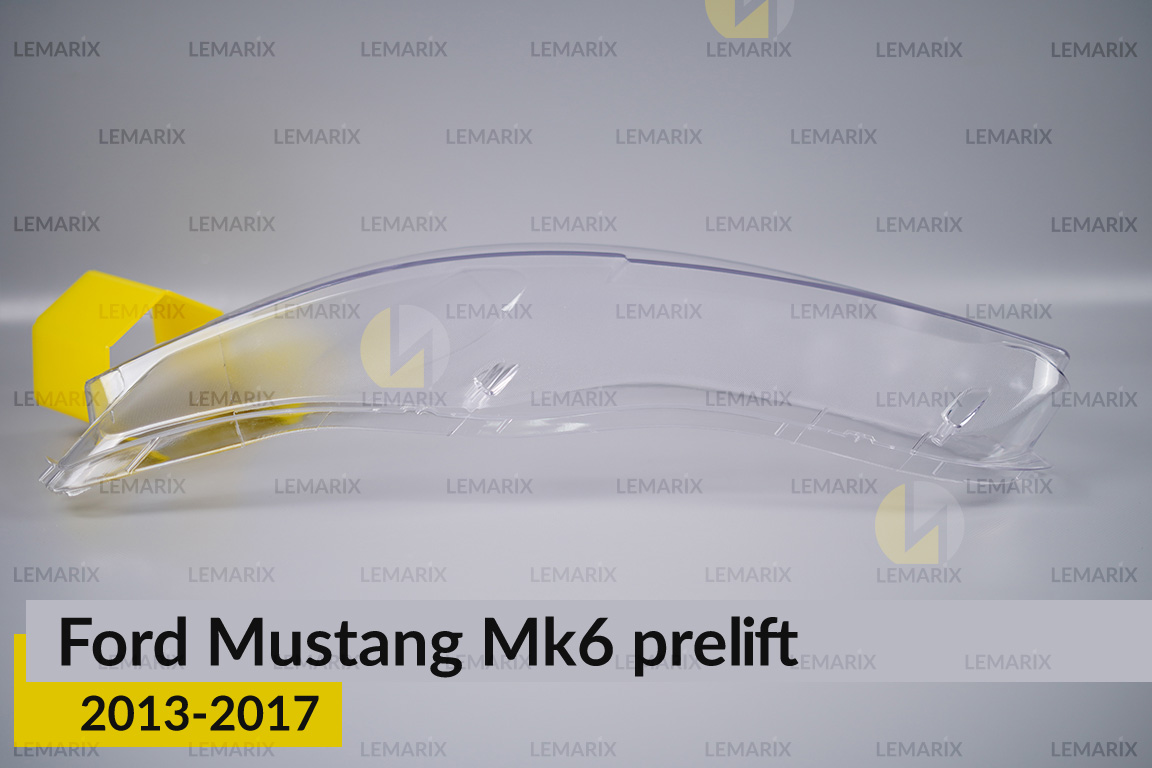 Стекло фары Ford Mustang Mk6 (2013-2017) дорест левое