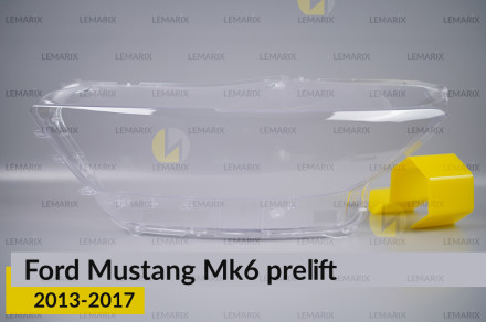 Стекло фары Ford Mustang Mk6 (2013-2017) дорест левое