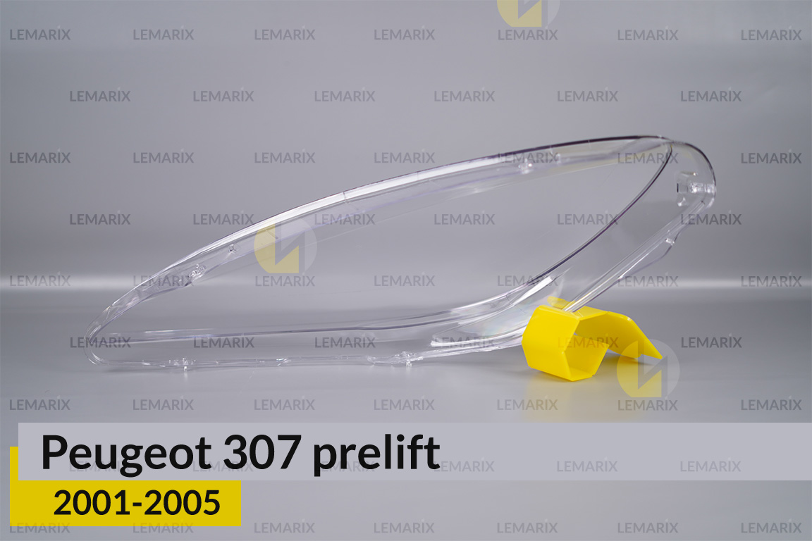 Стекло фары Peugeot 307 (2001-2005) дорест правое