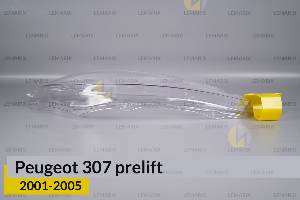 Стекло фары Peugeot 307 (2001-2005) дорест правое
