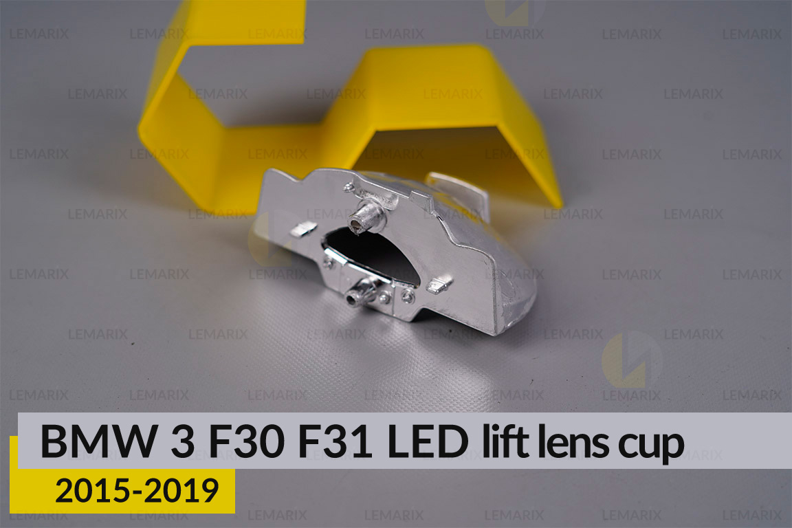 Хромована декоративна чаша велика BMW 3 F30 F31 LED (2015-2019) рест права