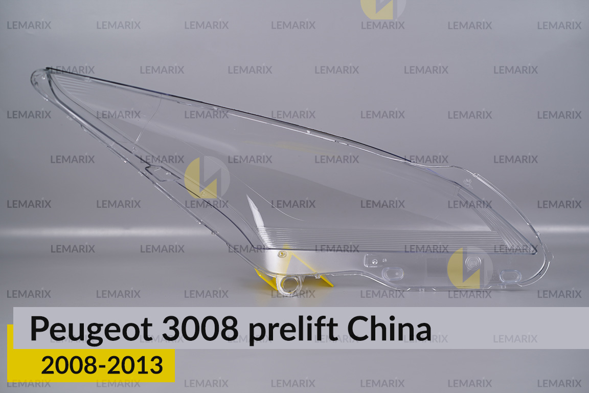 Скло фари Peugeot 3008 China (2008-2013) дорест ліве