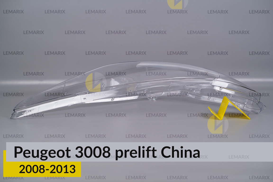 Скло фари Peugeot 3008 China (2008-2013) дорест ліве