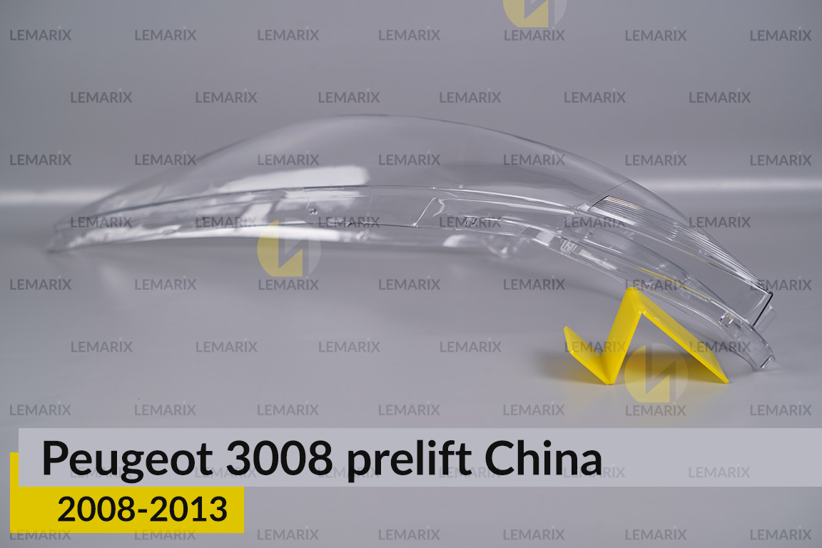 Скло фари Peugeot 3008 China (2008-2013) дорест ліве