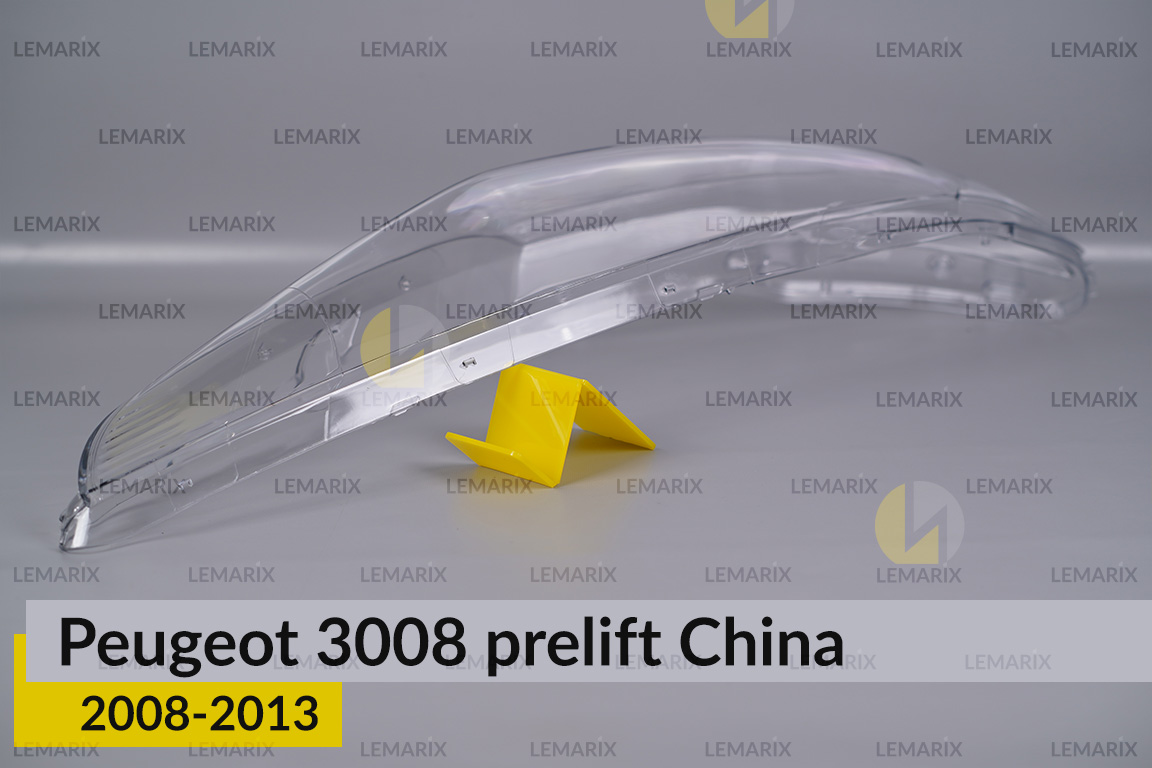 Скло фари Peugeot 3008 China (2008-2013) дорест ліве