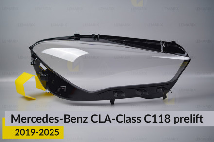 Скло фари Mercedes-Benz CLA-Class C118 (2019-2025) праве